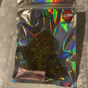 Gold Glitter Fish Air Freshener